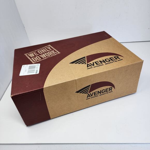 Avenger 10.5 Black Slip Resistant Safety Work Shoes - Picture 10 of 10